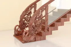 Classic wooden Stair 3D model