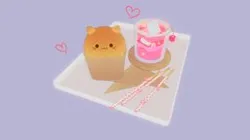 Cute caffe dessert