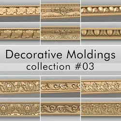 Decorative Moldings collection 03 3D model