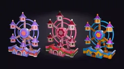 Ferris Wheel Low-poly 3D model