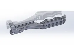 Folding charge handle for A&K/Echo1 Mk46