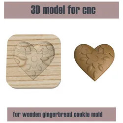 Gingerbread mold Heart 06