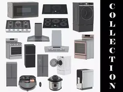 Home Appliances 16 Models 3D model