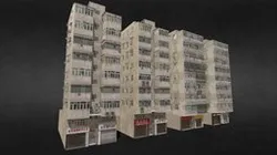 Hong Kong Tenement Buildings Set
