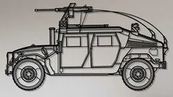 Military Humvee Silhouette
