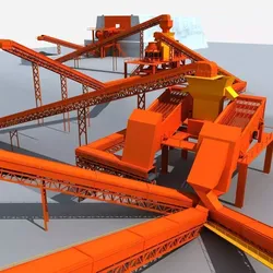 Mining Machinery 3D model