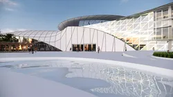 Modern Convention Center Exterior Design 3D model