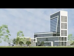 Office Building CM17 - Revit Project 3D model