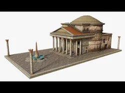 Pantheon in Rome 3D model