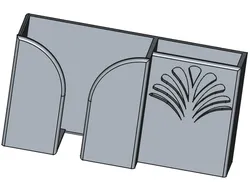 Phone and AC remote wall holder