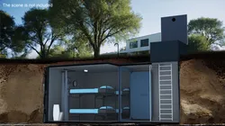 Private Underground Bunker 3D model