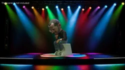 Steve Jobs Action Figure Thinker Pose 3D model