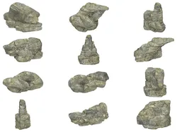 Stone Rock Collection 3D model