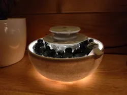 Tabletop Fountain with LEDs