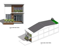 The house has a mezzanine Mr Luc 3D model