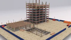 Under construction building 2 3D model