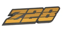 z28 Camaro Badge Multi Color and Single Color