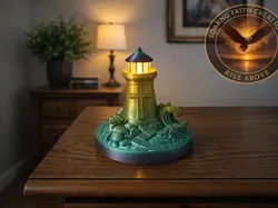 Beacon of Faith Lighthouse Lamp - Free 3D Print Model