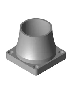 CNC 3DP Laser Nozzle for 2W Laser Opt Lasers Grav.stl