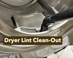 Dryer Lint Vacuum Attachment
