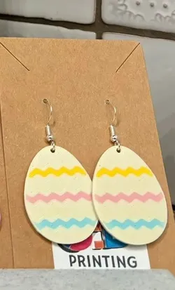Easer Egg earring - Free 3D Print Model