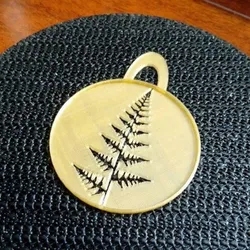 Fern leaf stencil