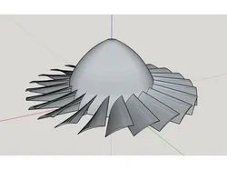 Jet Turbine Blade
