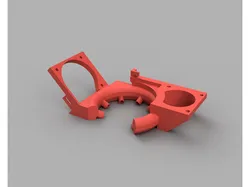 Left handed duplicator 6 blower cooling duct