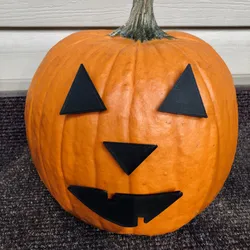 MR. PUMPKIN HEAD/HALLOWEEN JACK O LANTERN FACE/KIDS HALLOWEEN CRAFT