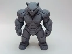 Panther Warrior "Steel Shadow" of the Future - Free 3D Print Model