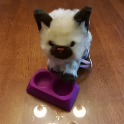 Pet dish for 18" doll pets