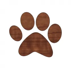 Pumpkin Paw Print, Halloween Paw Print, Kids Halloween Craft, Animal Paw Design, Animal Lover
