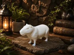 Realistic Capybara Statue-Minimalist Animal Decor