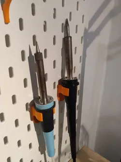 Skadis soldering iron holder