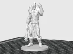 skullbound warlord - Free 3D Print Model