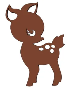 Small Deer Fridge Magnet