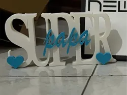 super dad hearts - Free 3D Print Model