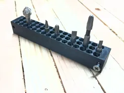 6 inch screw on Hex Bit Holder wall mount  - Free 3D Print Model
