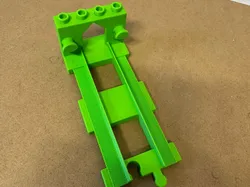 Duplo LE-Go TRAIN Buffer Stop Track - Free 3D Print Model