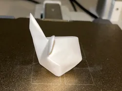 Origami Bunny - Free 3D Print Model