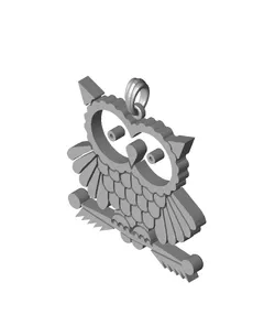 Owl pendant.stl