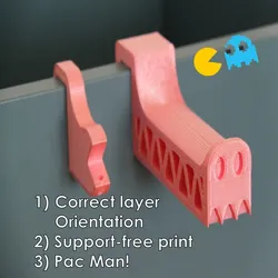 Simple and strong spool holder - Pac man inspired