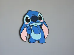 Stitch Mignon 2D Flat - Free 3D Print Model