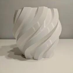 Twisted Hexagon Vase