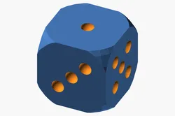 Game die dice