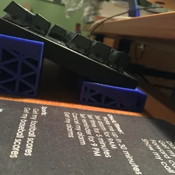 Negative Incline for keyboards