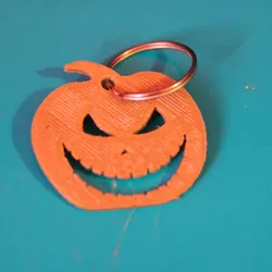 pumpkin keychain