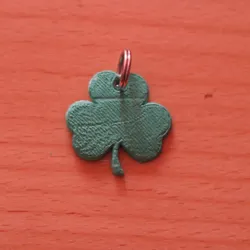 Shamrock keychain