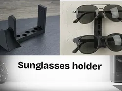 sunglasses wall mount - Free 3D Print Model