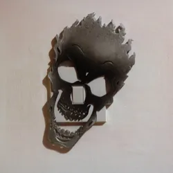 fire skull Light switch cover